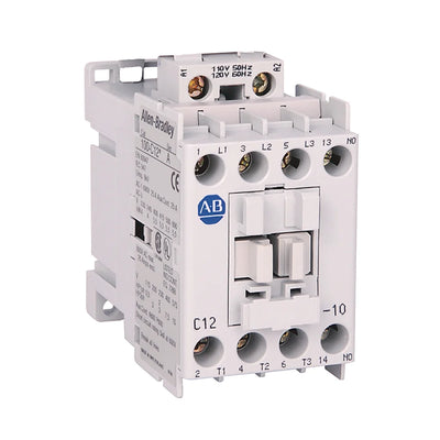Allen-Bradley 100-C12EJ10 contactor, 12A, engineered for industrial automation switching and control.