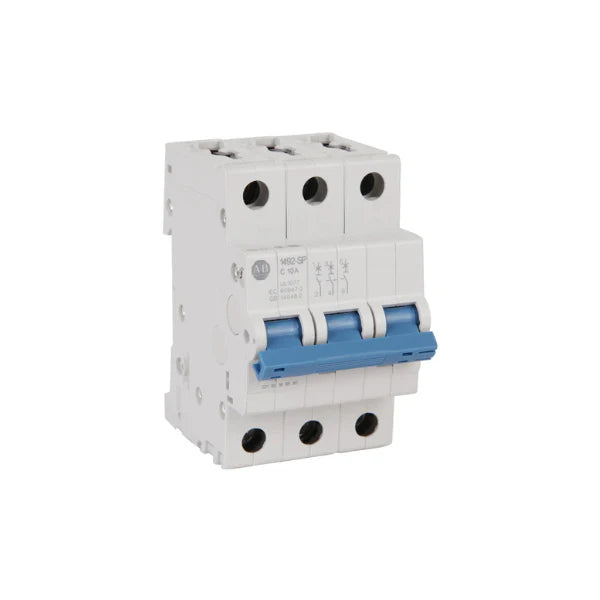 Allen Bradley 1492-SPM3D400 surge protection module, 400V rating, 3-phase, industrial use, DIN rail mountable