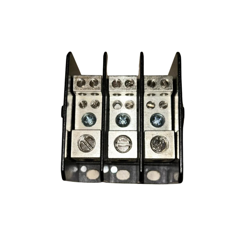 Allen-Bradley 1492-PDM3141, 3-pole power block, aluminum, 115 Amp, for industrial power distribution applications.