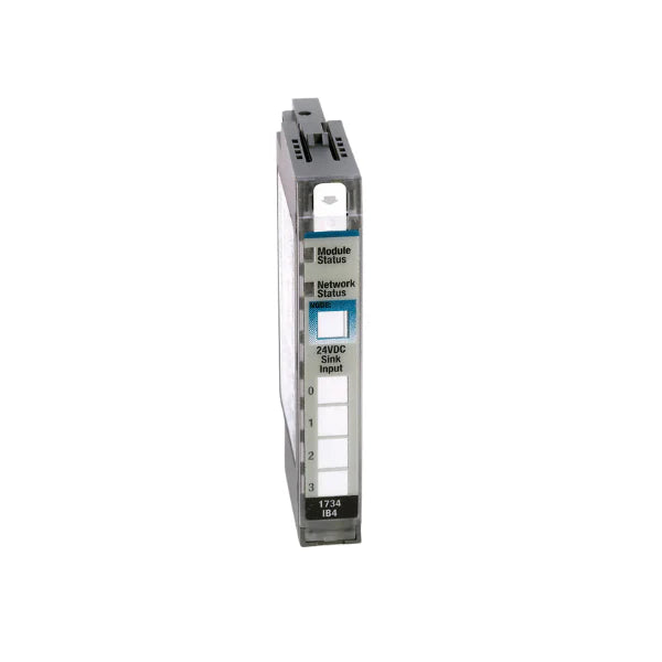 Allen Bradley 1734-IB4 Input Module with 4 channels for reliable industrial digital input. Compact, efficient, high-performing.