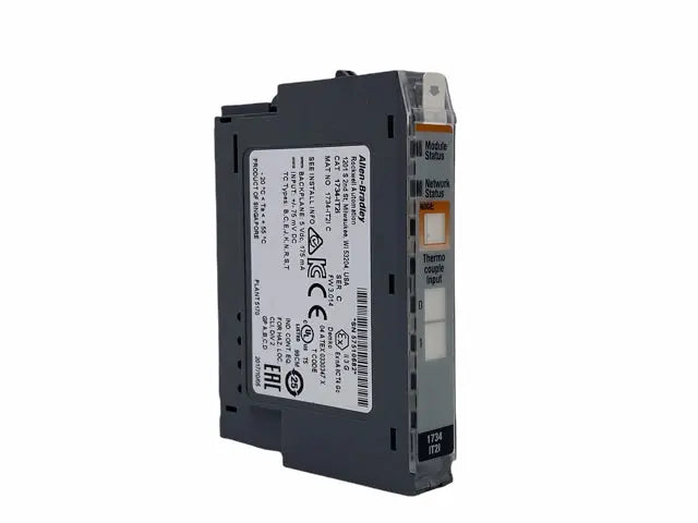 Allen-Bradley 1734-IT2I with precise thermocouple input, suitable for industrial automation applications.