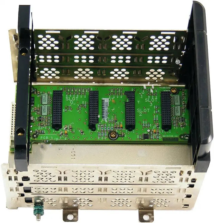 Allen-Bradley 1756-A4 chassis supporting modules enhances modularity and adaptability in industrial automation.