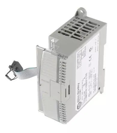 Allen-Bradley 1762-OF4 module for MicroLogix, provides four-channel analog outputs, offering voltage and current control.