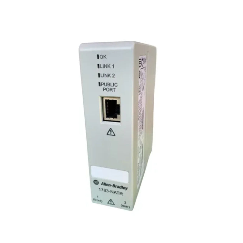 Allen-Bradley 1783-NATR router featuring configurable network address translation and durable industrial design