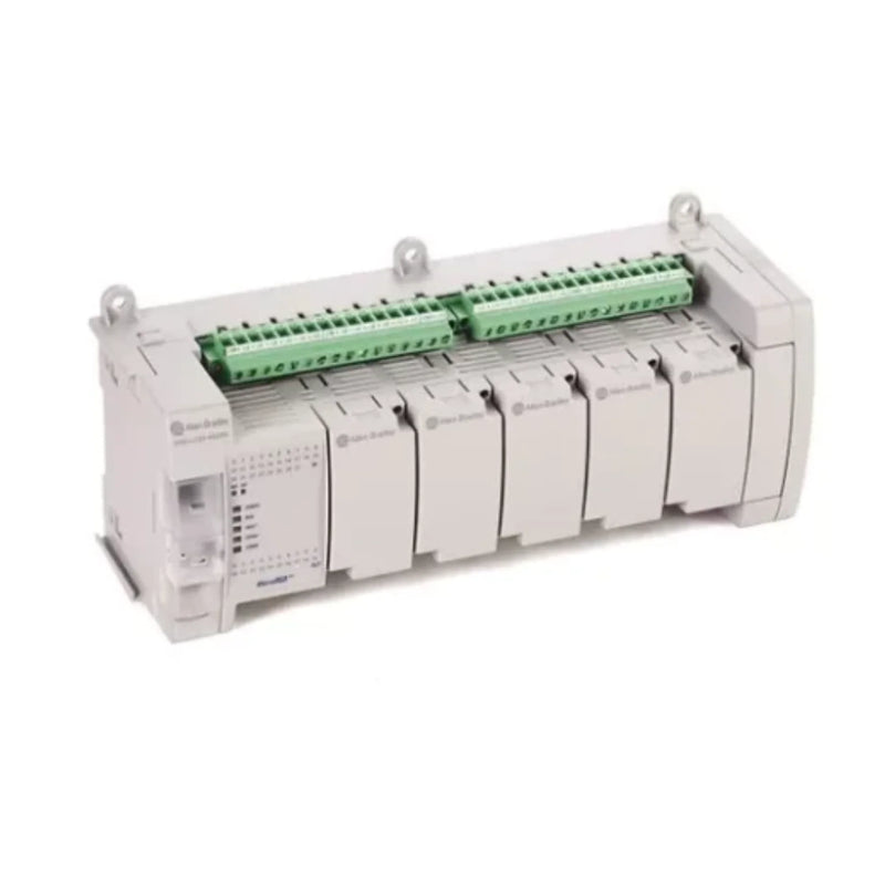 Allen-Bradley 2080-LC50-48QWB Micro850 PLC, 48 I/O with relay outputs, analog, and Ethernet for scalable automation.