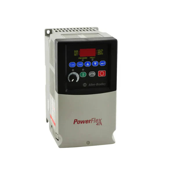 Allen-Bradley 22B-D010N104 PowerFlex 40, 5 HP, 480V AC drive, ideal for industrial motor control, enhancing automation systems.