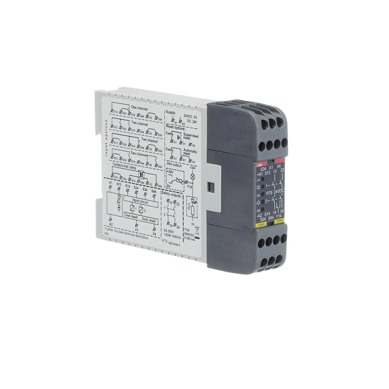 High-performance safety relay for secure industrial automation and safety circuit monitoring