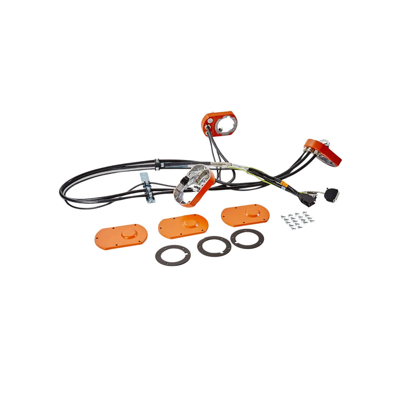 Durable ABB cable assembly for industrial robots with low-interference signal design.