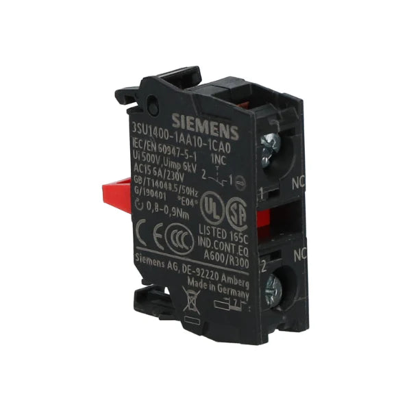 Siemens green 22mm actuator for industrial panels, offering reliability and durability in various environments.