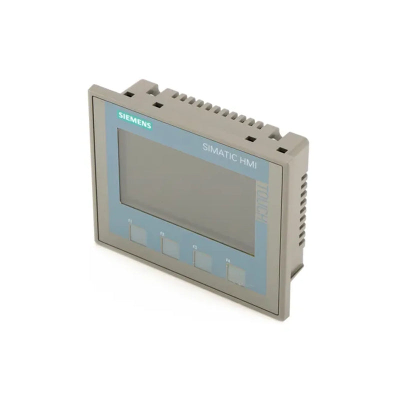 Siemens 6AV2124 HMI panel featuring 4-inch screen for industrial automation.