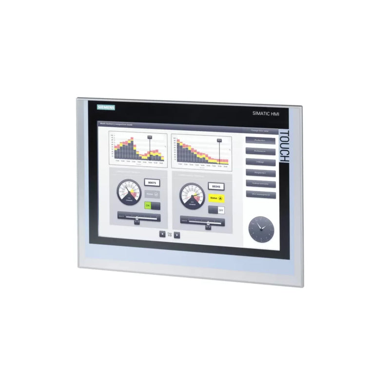 Siemens 6AV2124-0QC02-0AX1, 10-inch HMI Comfort Panel designed for advanced SIMATIC automation systems.