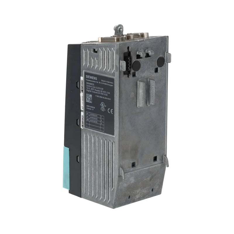 Control unit Siemens 6SL3040-0LA00-0AA1 for SINAMICS S120 supports PROFIBUS and offers modular integration.