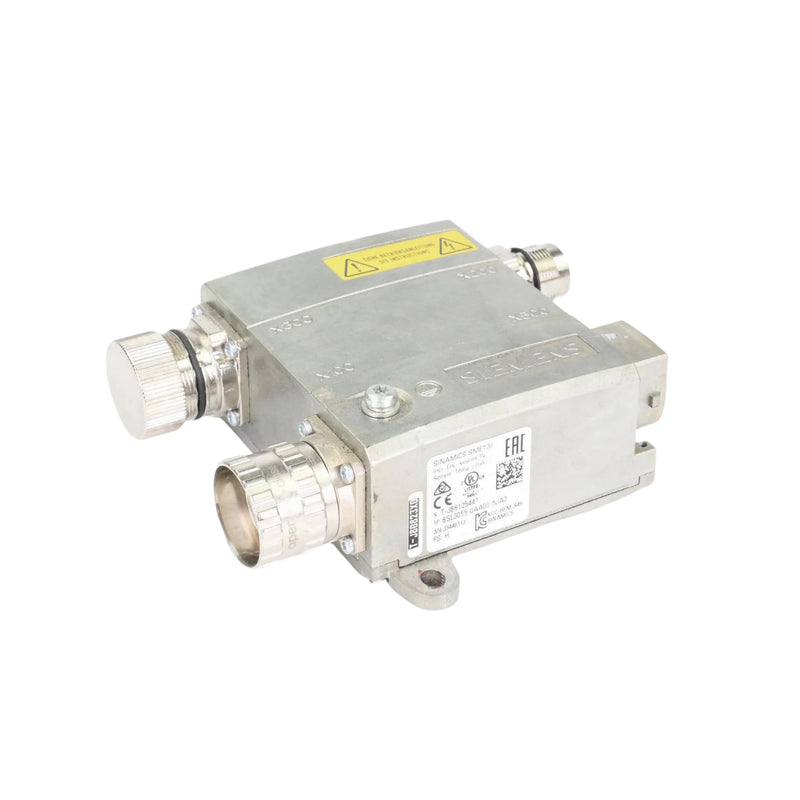 Siemens 6SL3055-0AA00-5JA3 hub module with 24V power for effective Drive-Cliq and SINAMICS system integration.