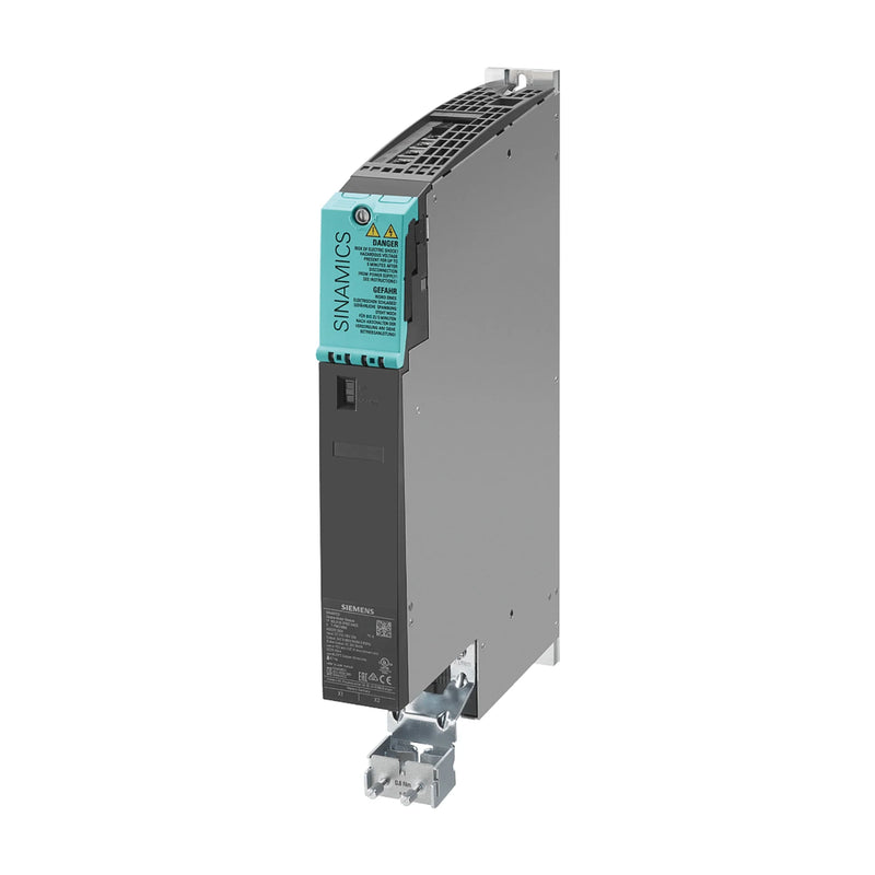 Siemens SINAMICS S120 double motor module, high-performance, precise motor control, ideal for industrial use.