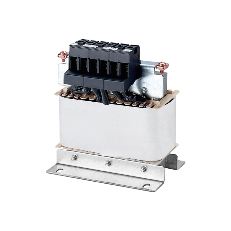 Siemens line reactor 6SL3203-0CE21-8AA0, 18 A, 3AC 400 V, reduces harmonics, protects electrical drives.