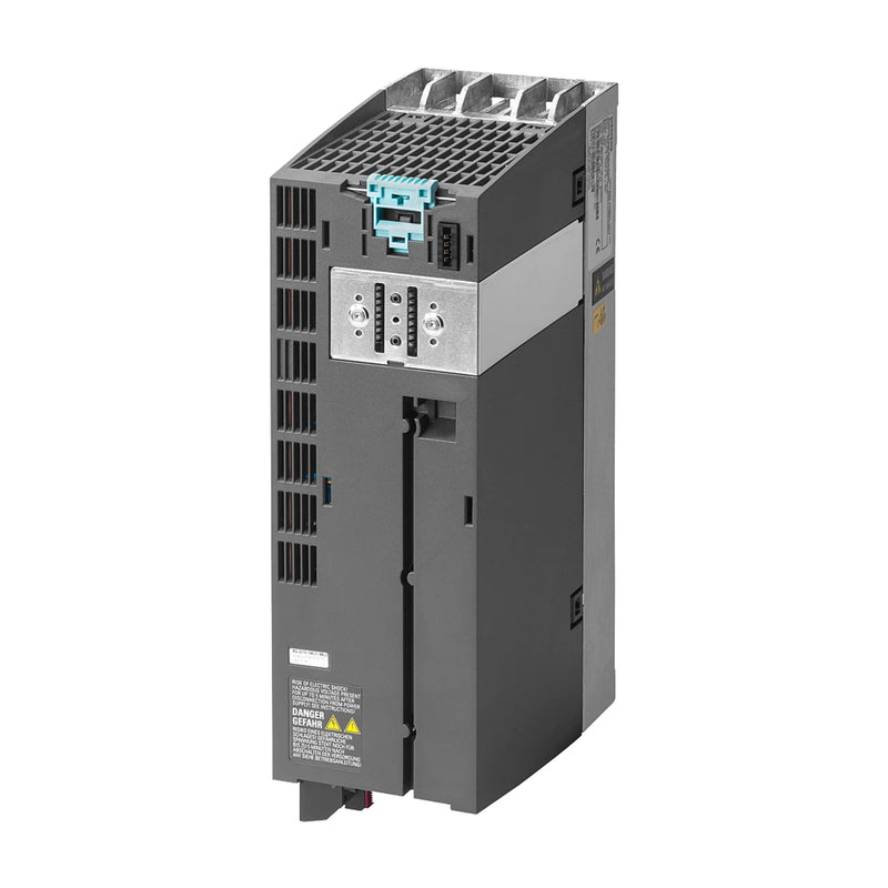 Siemens 6SL3210-1PE12-3UL1 inverter 5.5 kW with safety features and PROFIBUS support.