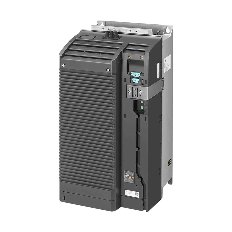 Efficient Siemens G120C inverter for 11 kW motor control, compact with PROFINET and STO integration.