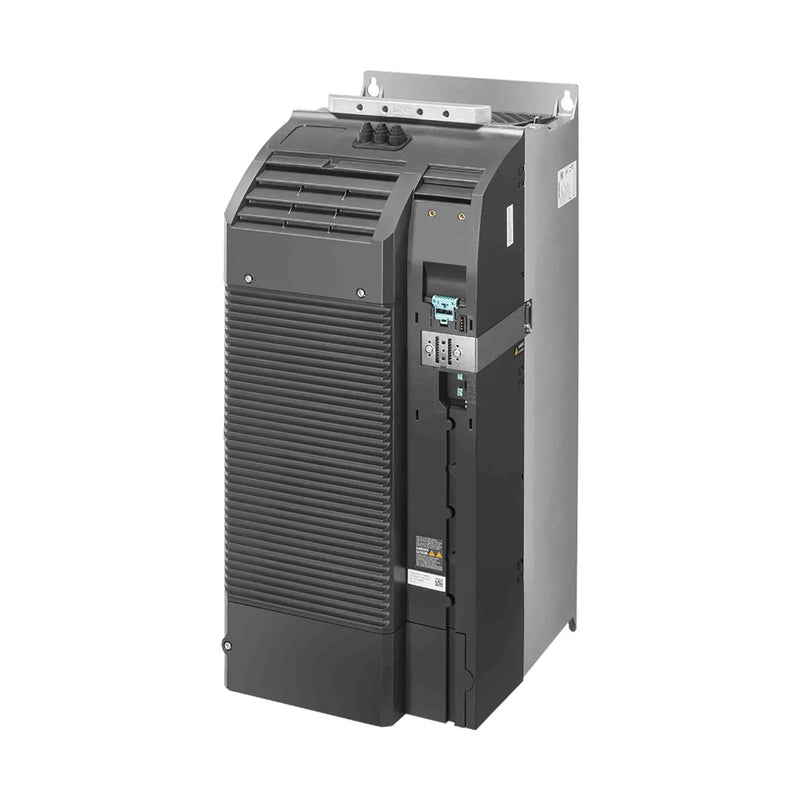 Siemens SINAMICS G120C frequency inverter, 132 kW, compact, safety features, PROFINET, efficient industrial use.