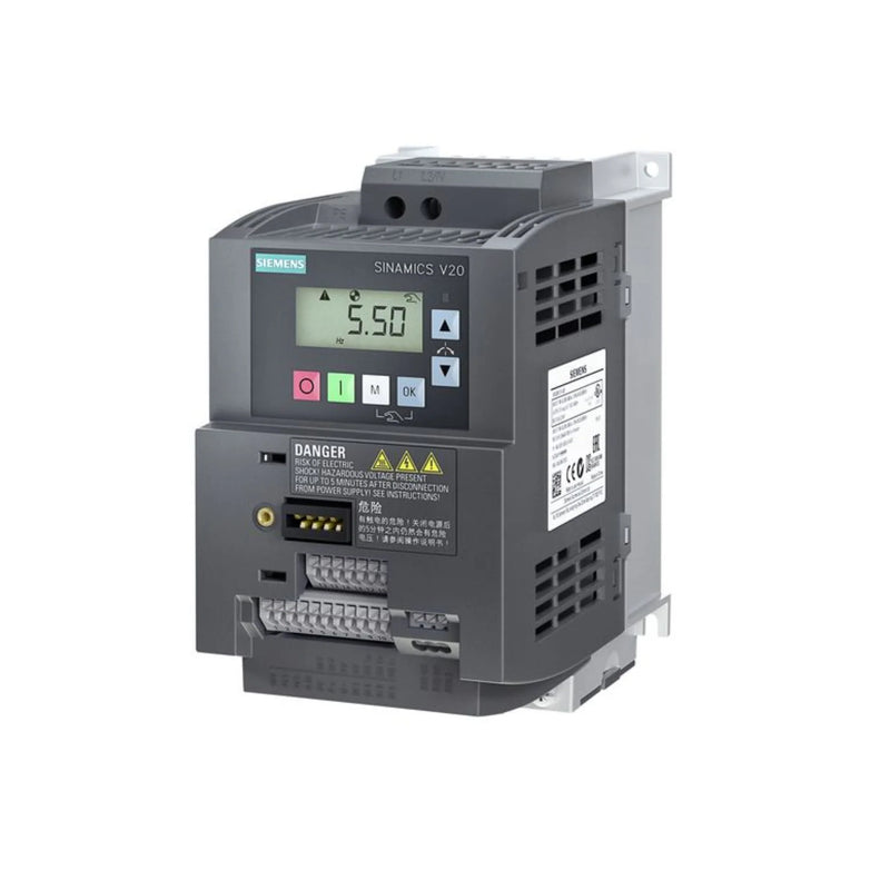 Efficient Siemens 6SL3210 module for SINAMICS G120X, rated 75kW, includes braking chopper for enhanced performance.