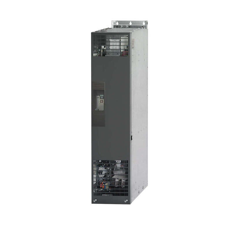 Siemens 6SL3224-0XE42-0UA0 inverter drive, 90kW, ideal for cabinet HVAC and water systems.
