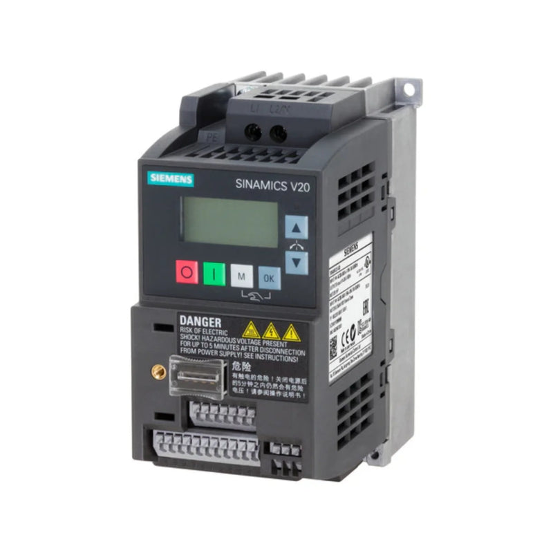 Siemens SINAMICS G120X 75 kW IP55 drive for efficient motor control in water and infrastructure systems.