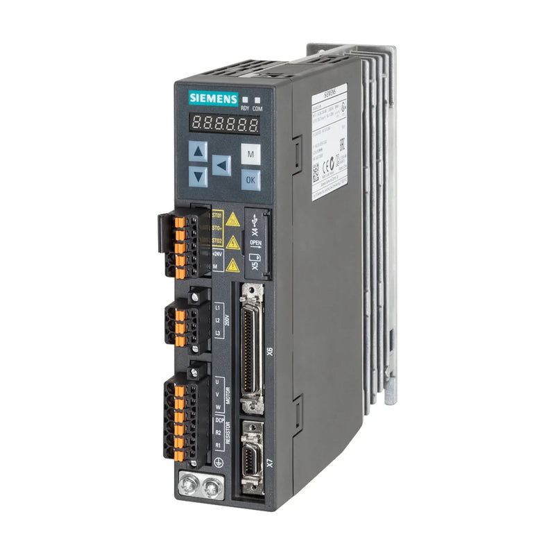 Siemens 6SL3210-5FB10-2UF2 inverter for pumps and fans with PROFIBUS integration, efficient for infrastructure applications.
