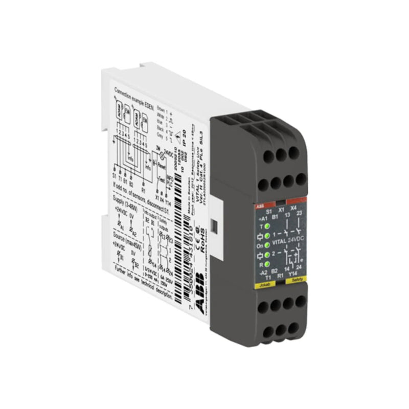 High-performance ABB 2TLA020052R1000 safety relay for industrial automation and protection. Enhances machine safety and reliability.