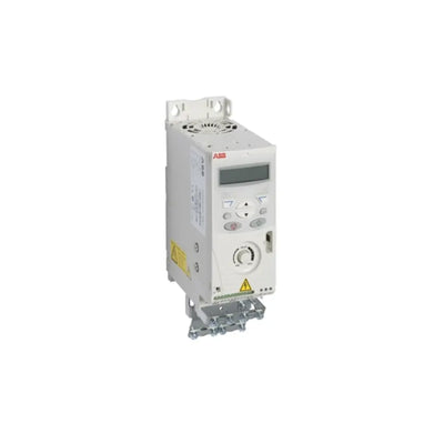 ABB ACS150-01E-04A7-2 VFD, 4.7 A, 230 V, IP20, efficient motor control for light-duty industrial use.