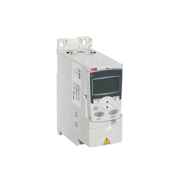 Compact ABB ACS355 drive for effective industrial motor control and energy efficiency, enhancing system performance.