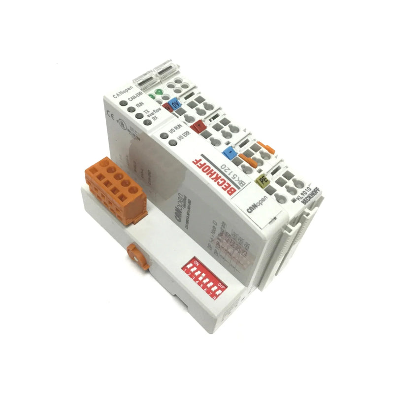Beckhoff BK5120 with PROFIBUS capabilities for connecting modular I/O terminals in industrial environments
