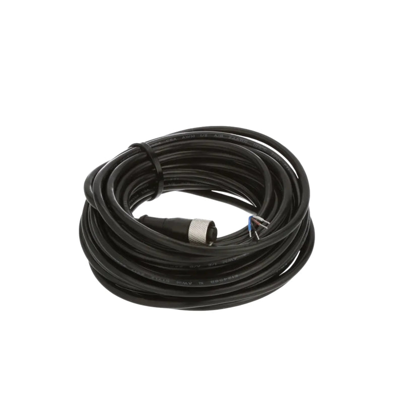 Banner MQDC-430 4-pin M12 cable for sensors, 30 ft long with robust PVC jacket.
