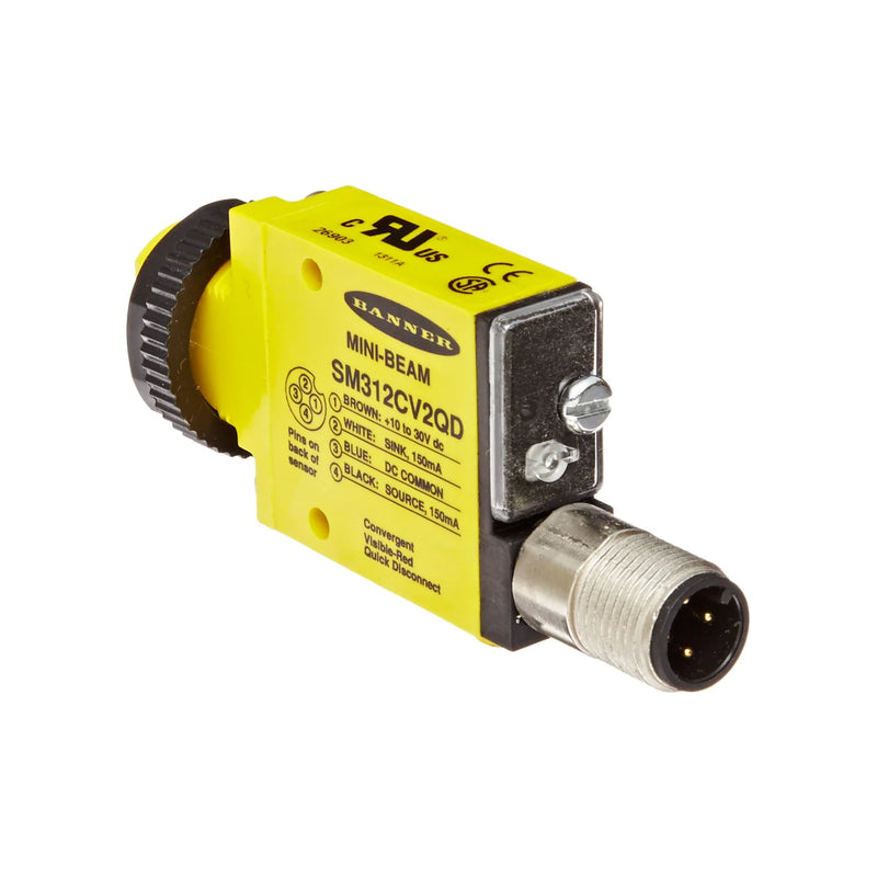 SM312CV2QD Mini-Beam® Sensor for precise industrial automation tasks.