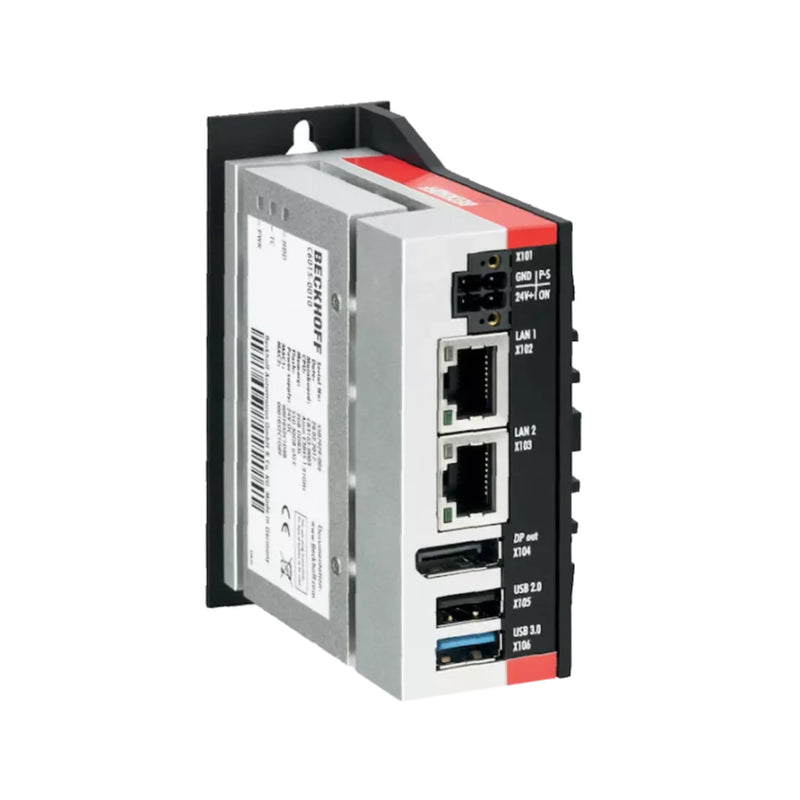 Compact Beckhoff C6015-0010 IPC, Intel Atom processor, fanless operation