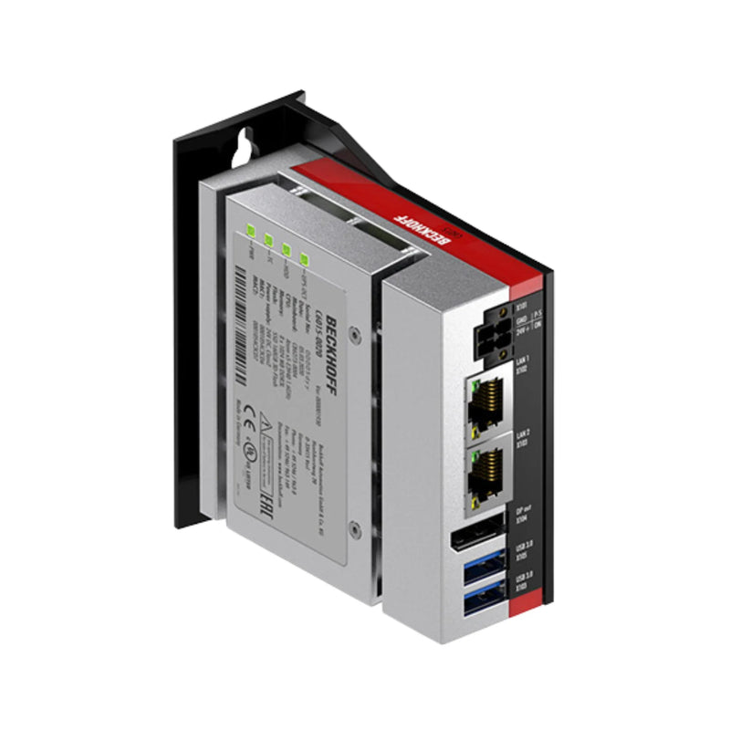 Ultra-compact Beckhoff C6015-0020 IPC with Intel Atom E3845, fanless design