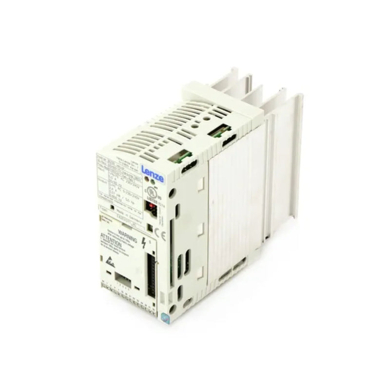 Reliable Lenze E82EV371_2C 0.37 kW VFD for 230 V automation use, suitable for compact motor drives.