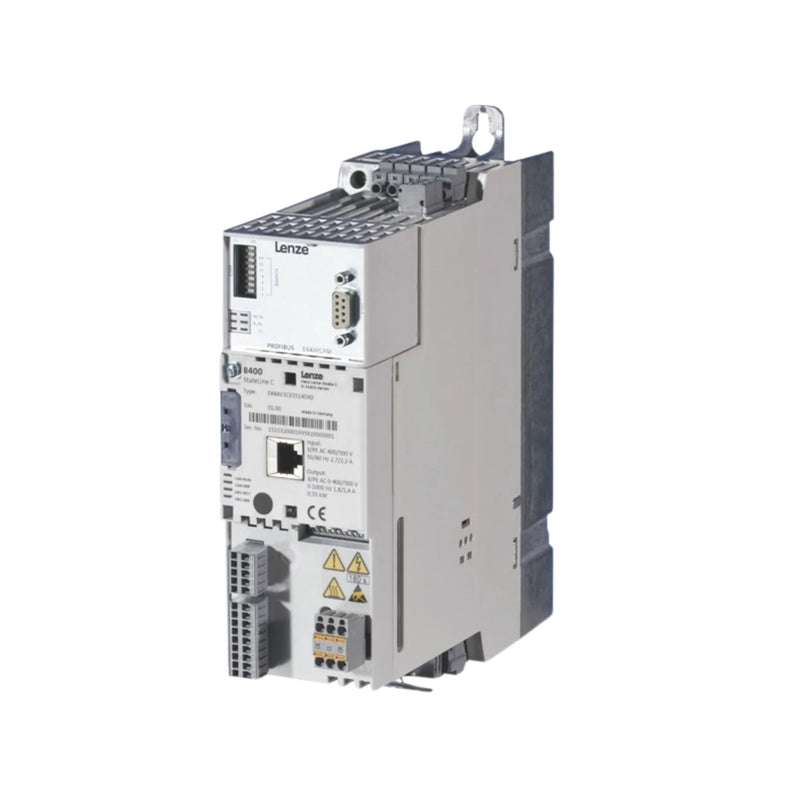 Lenze E84AVSCE7514SX0 inverter, 7.5 kW, CANopen, IP20, STO safety