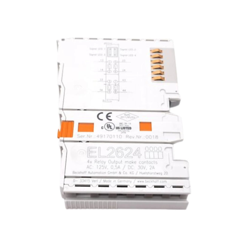 Beckhoff EL2624, 4-channel relay terminal with EtherCAT for industrial automation