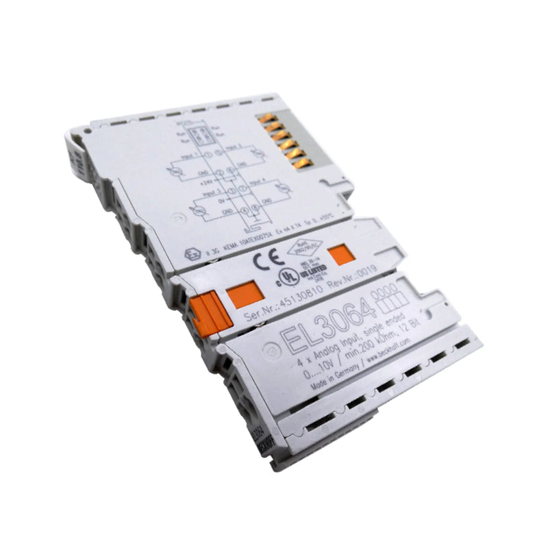 Beckhoff EL3064 with 4-channel analog input, 0-10 V DC, high resolution