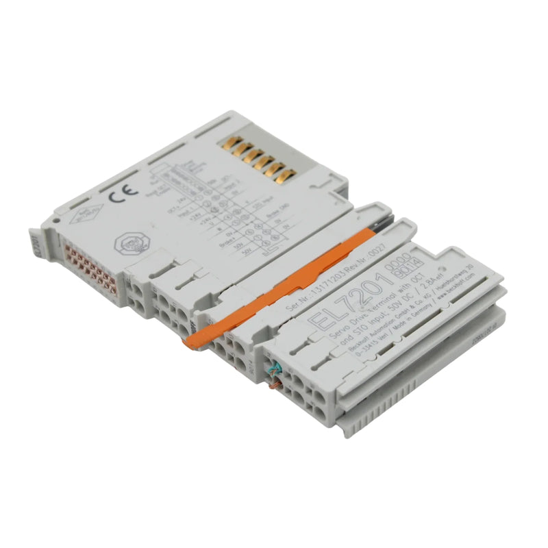 Beckhoff EL7201, 1-channel EtherCAT servo terminal, 2.8 A RMS, integrated drive technology