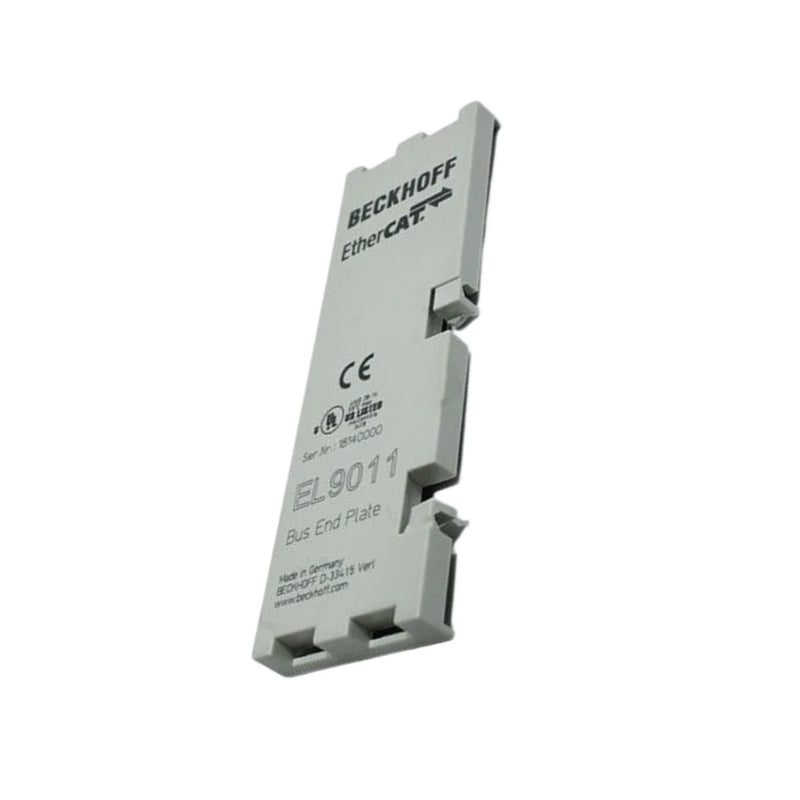 Beckhoff EL9011, end terminal for EtherCAT, 12mm width, DIN-rail mounted, ends EL I/O segments