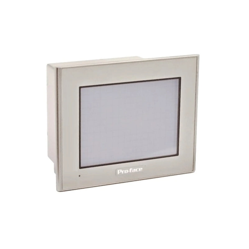 Pro-face GP2301-LG41-24V HMI with vibrant display, ideal for industrial automation and flexible connectivity features.
