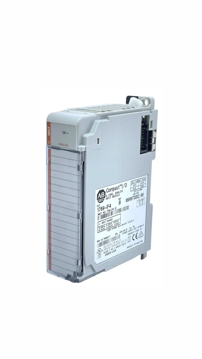 Allen-Bradley 1769-IF4 module with 4-channel analog input for industrial use in CompactLogix systems