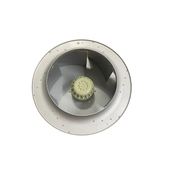 ZIEHL-ABEGG RH63M-6DK.6N.1R centrifugal fan for ventilation and cooling systems.