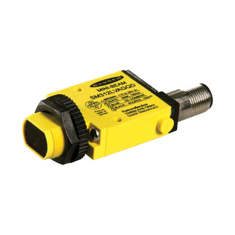 Banner SM312LVAGQD sensor for precise industrial automation tasks.