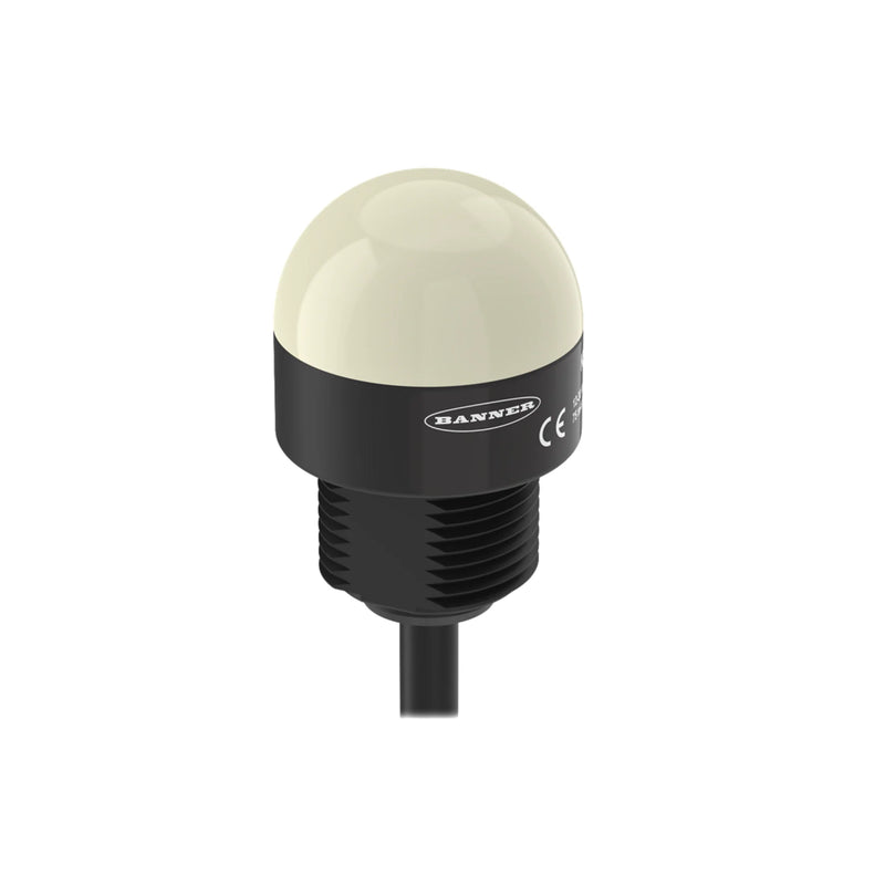 K30LGRYPQP RGB indicator with PNP input and quick-disconnect, designed for automation.